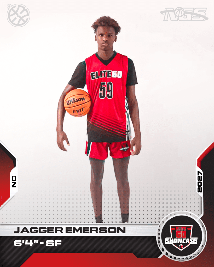 A boy in a red basketball jersey, 59