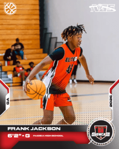 Frank Jackson, 6’2.” A boy playing basketball.