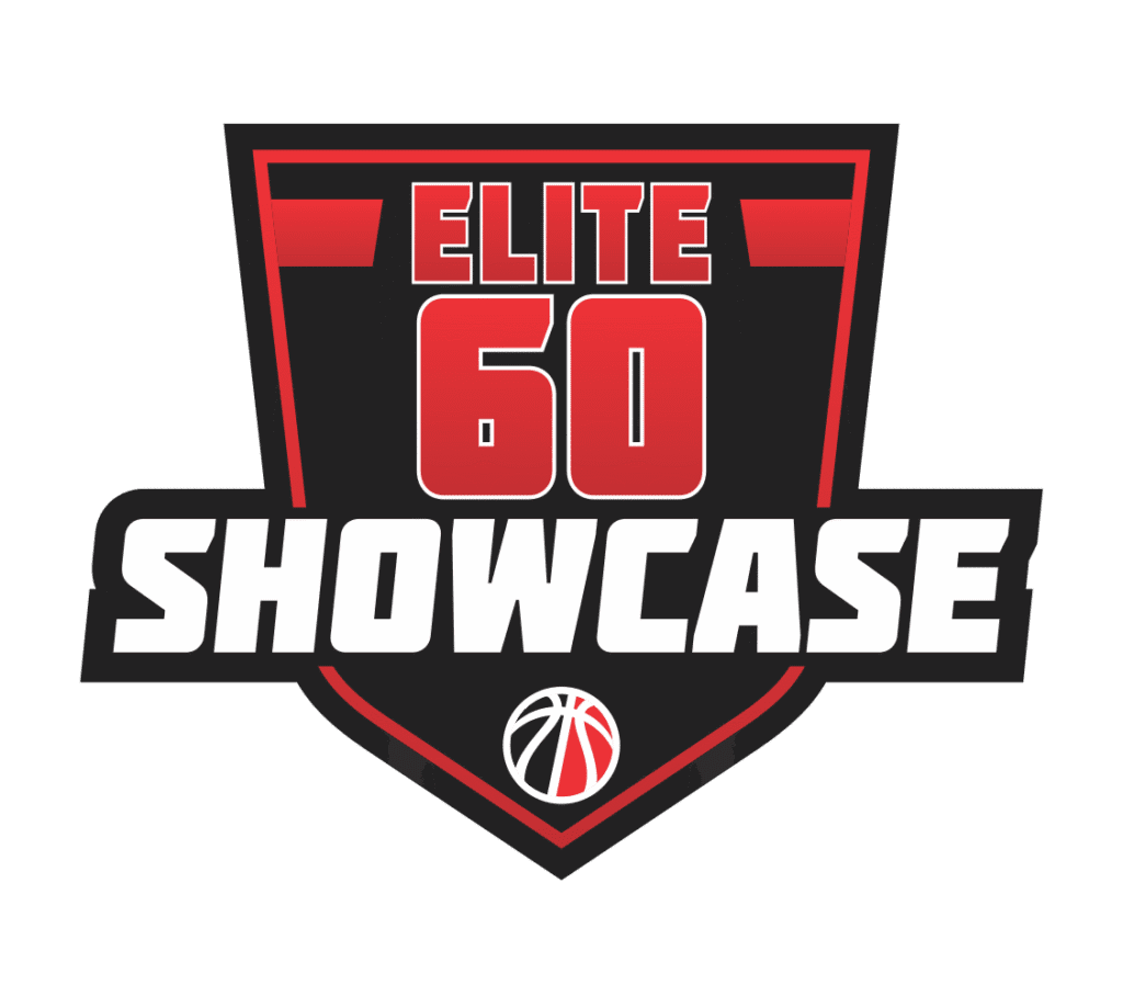 Logo for Elite 60 Showcase basketball event.