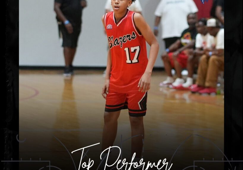 Josiah Dempsey (2030) is a lethal lefty that can score the ball in bunches. He had several sequences where he broke a game open with 3pt barrages. In addition to his shooting ability, he can handle the ball & create well against pressure. Young guard with size at an early age.